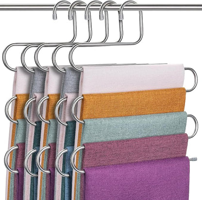 Mr. Pen- Pants Hangers Space Saving, 5 Pack, Pant Hangers Space Saving | Hangers by MrPen