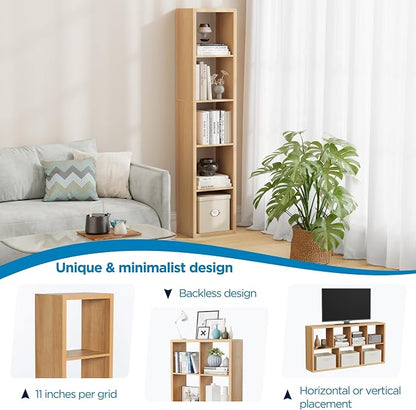 5 Cube Storage Organizer Single Row, Cube Shelf - Image 6