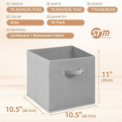 STORAGE MANIAC Storage Cubes, 11 Inch Collapsible Storage Bins - Image 5