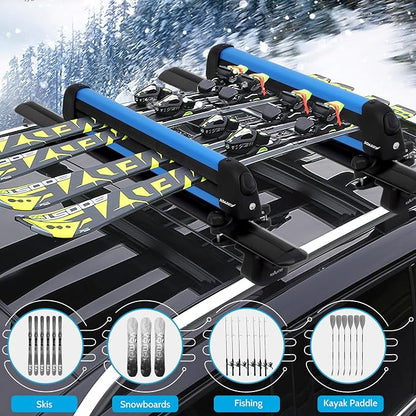 Multi-Purpose Alumium Blue Ski Rack - Image 5