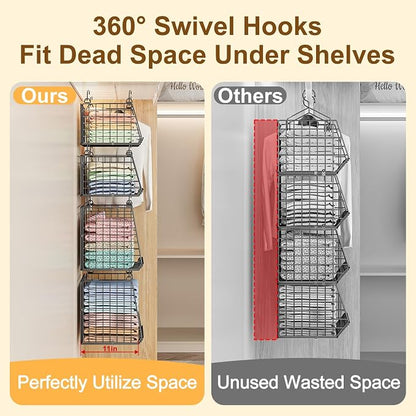 Lyuwanxian 4-Tier Hanging Closet Organizer - Image 4