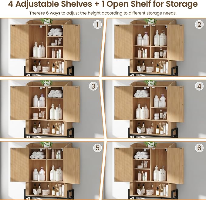 Over The Toilet Storage Cabinet - Image 5