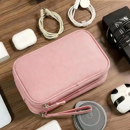 Portable Waterproof Double Layers All-in-One Storage Bag, Travel Cord - Image 7