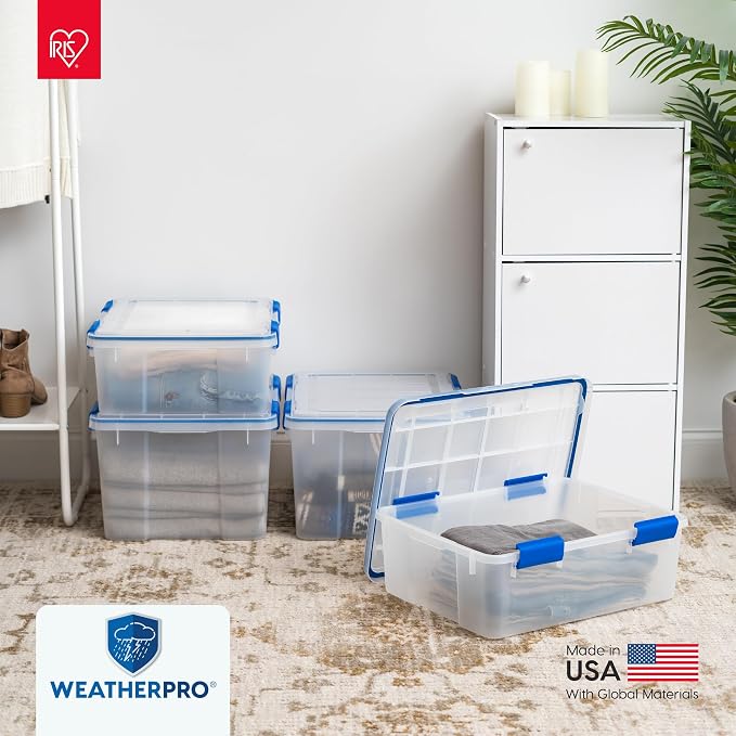 IRIS USA 3-Pack 16 Qt Storage Bins - Image 9