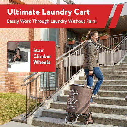dbest products Stair Climber Laundry Trolley Dolly - Image 8