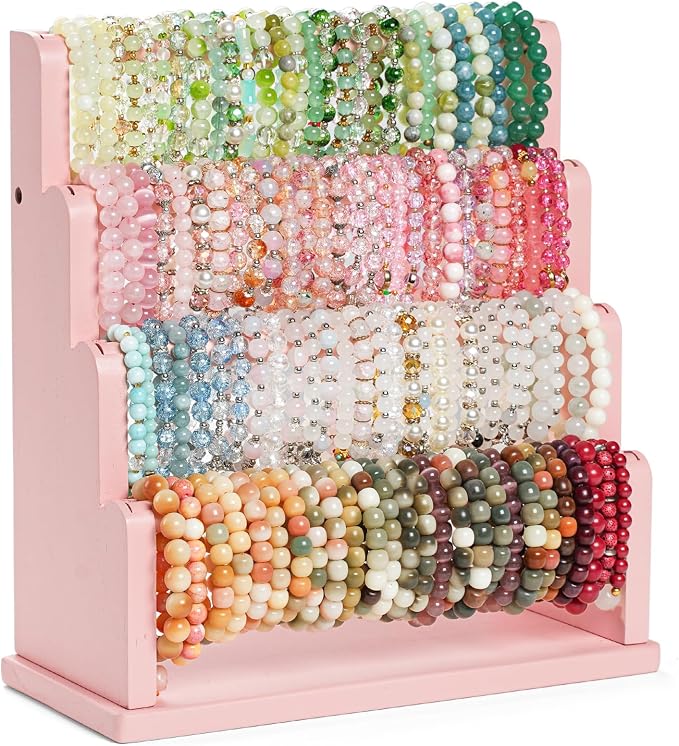 Emfogo Bracelet Holder, 4 Tier Bracelet Organizer Storage by Emfogo