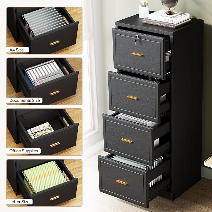 Tribesigns 4-Drawer File Cabinet - Image 7