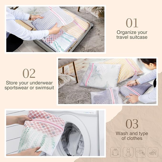 Greenstell Laundry Hamper with Wheels&Lid, 130L Large 3 Sections Clothes Hamper - Image 9