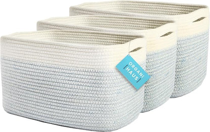 OrganiHaus Set of 3 Woven Storage Baskets by OrganiHaus