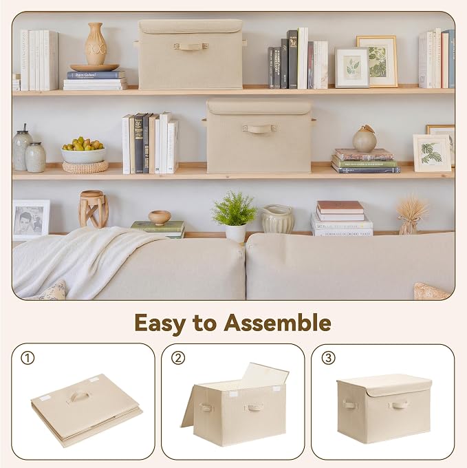 GRANNY SAYS Closet Storage Bins, Decorative Storage Boxes - Image 7