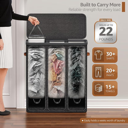 Sorbus Laundry Hamper with Lid - Image 4