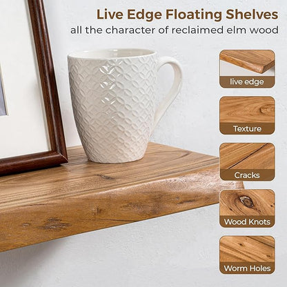 Axeman 72 inch Extra Long Floating Shelves - Image 4