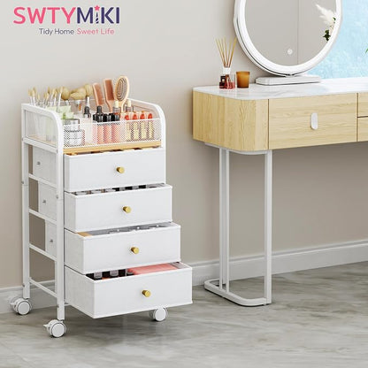 SWTYMIKI Rolling Makeup Organizer Cart - Image 7