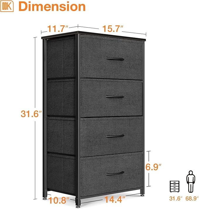 ODK Small Dresser for Bedroom - Image 3