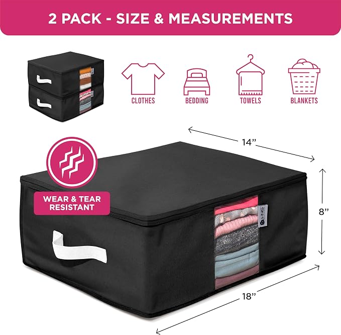 Cedar Clothes Storage Bag Organizer – Protects from Moths, Dirt & Dust – Set of - Image 3