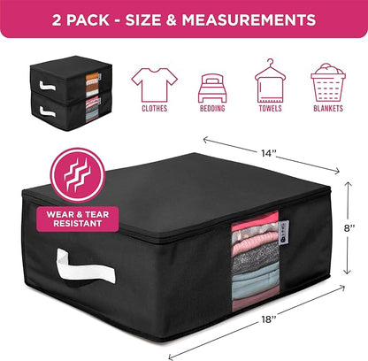 Cedar Clothes Storage Bag Organizer – Protects from Moths, Dirt & Dust – Set of - Image 3