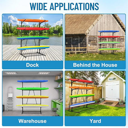 Kayak Storage Rack, Heavy Duty Freestanding Kayak Rack - Image 5