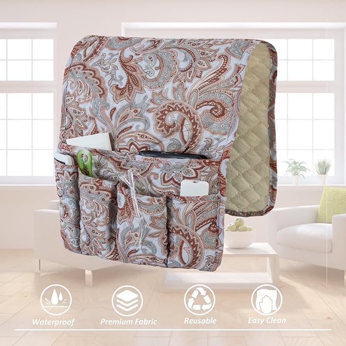 Armchair Caddy for Couch Remote Control Holder Premium Durable Non-slip Sofa - Image 5