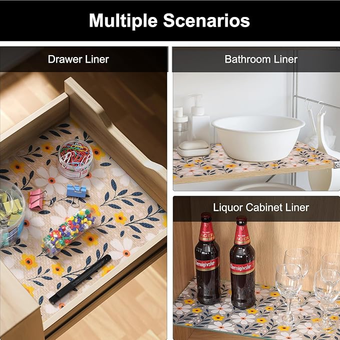 Cooyes Shelf Liner – Premium Non-Adhesive Cabinet & Drawer Liner - Image 8