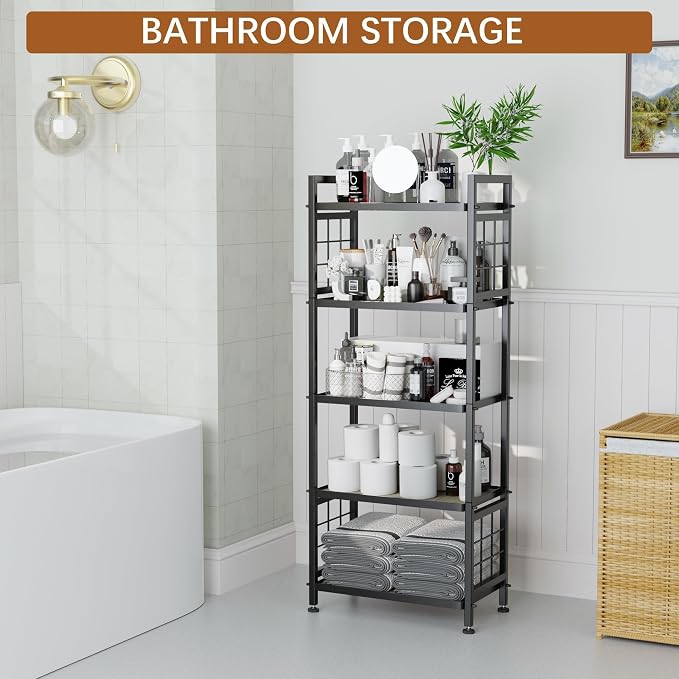 GIOTORENT 5-Tier Pantry Shelves - Image 7