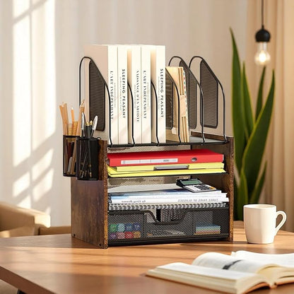 Wood Desk Organizer - Image 5