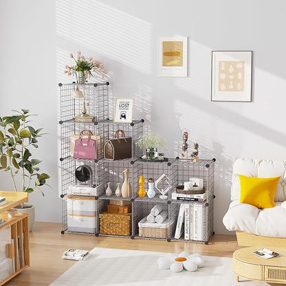 C&AHOME Wire Cube Storage, 12 - Image 4