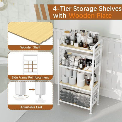 GIOTORENT 4-Tier Pantry Shelves - Image 4