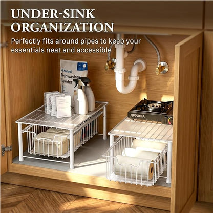 Simple Houseware Stackable Basket Drawer - Image 6