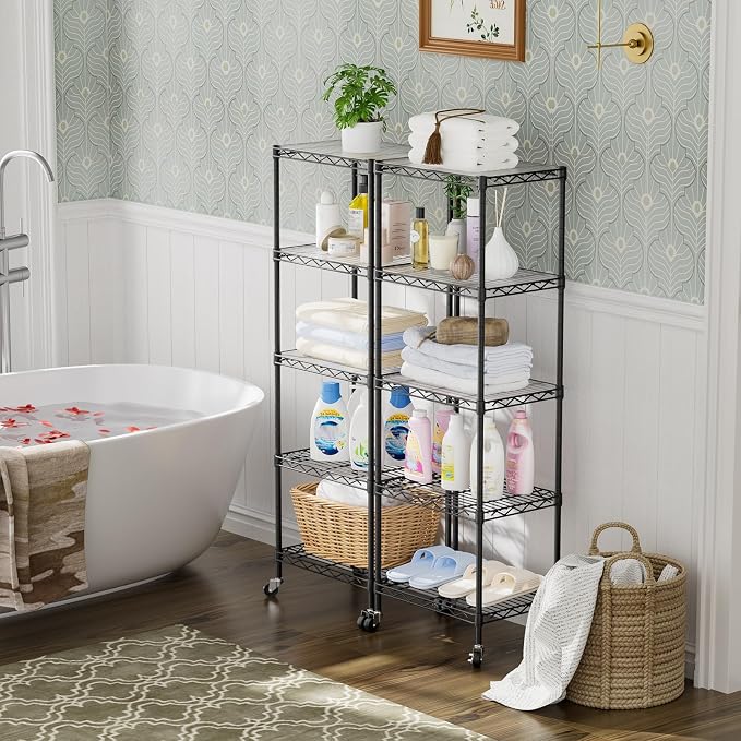SINGAYE Shelf Closet Wire Shelving：Adjustable Metal Unit - Image 2