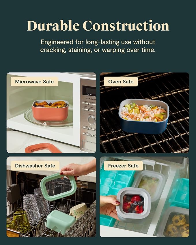Caraway Mini Square Food Storage Container - Image 4