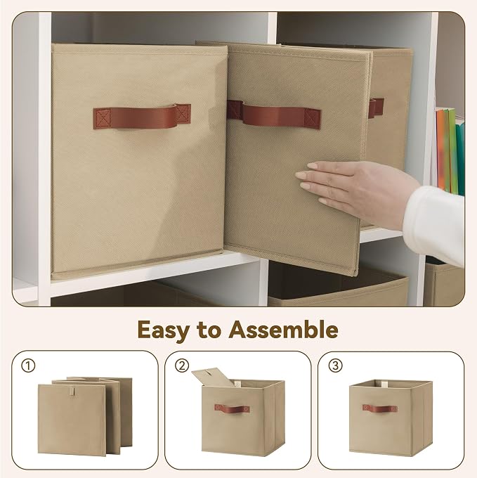 GRANNY SAYS Cube Storage Bins, 11 Inch Cube Storage Organizer - Image 6