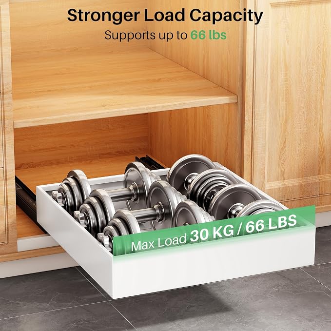 Pull out Cabinet Organizer, Heavy Duty Full-Extension Slide out Drawers - Image 5