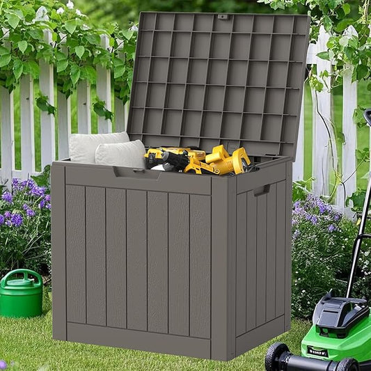 NUNU LAB 31 Gallon Outdoor Storage Box Waterproof, Outside Package Delivery by NUNULAB