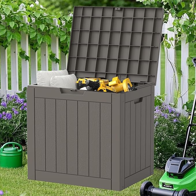 NUNU LAB 32 Gallon Outdoor Storage Box Waterproof, Outside Package Delivery - Image 2