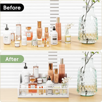 KLM Wood 2-Tier Liquor Bottle Display Shelf, Bar Counter Organizer - Image 4