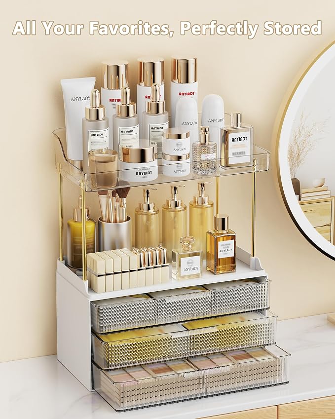 Bathroom Organizers and Storage, Makeup Organizer, Countertop, Dresser Organizer - Image 2