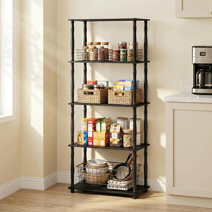 Furinno Turn-N-Tube 5-Tier Multipurpose Shelf / Display Rack / Storage Shelf / - Image 2
