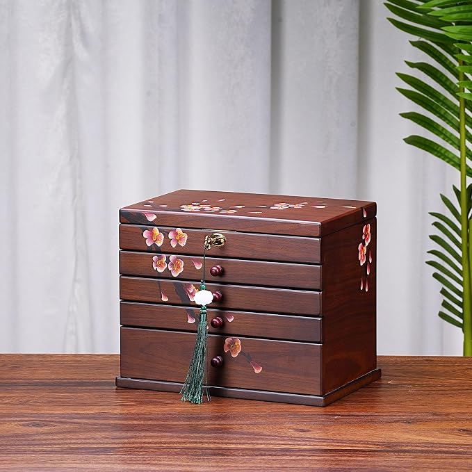 Vintage Wooden Jewelry Boxes - Image 3