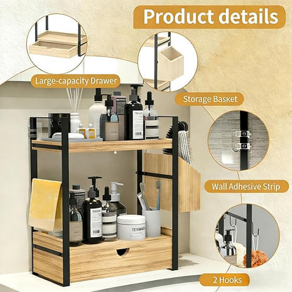 2-Tired Bathroom Counter Organizers and Storage, Bathroom Countertop Organizer - Image 4