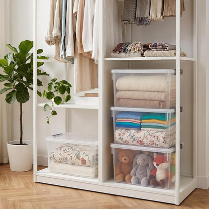 Citylife 32 QT Plastic Storage Bins - Image 4