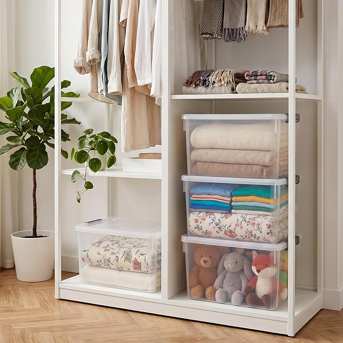 Citylife 32 QT Plastic Storage Bins - Image 4