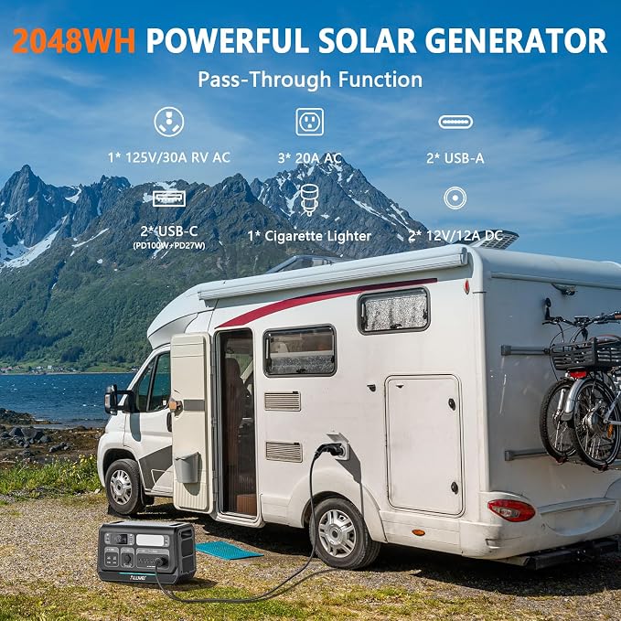 ALLWEI Solar Generator 2400W - Image 5