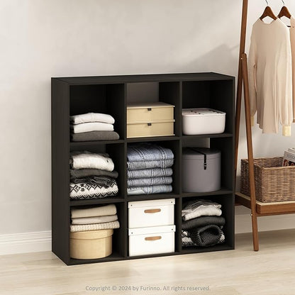 Furinno PELLI Closet Organizers and Storage, 9-Cube Closet Organizer, Open - Image 2