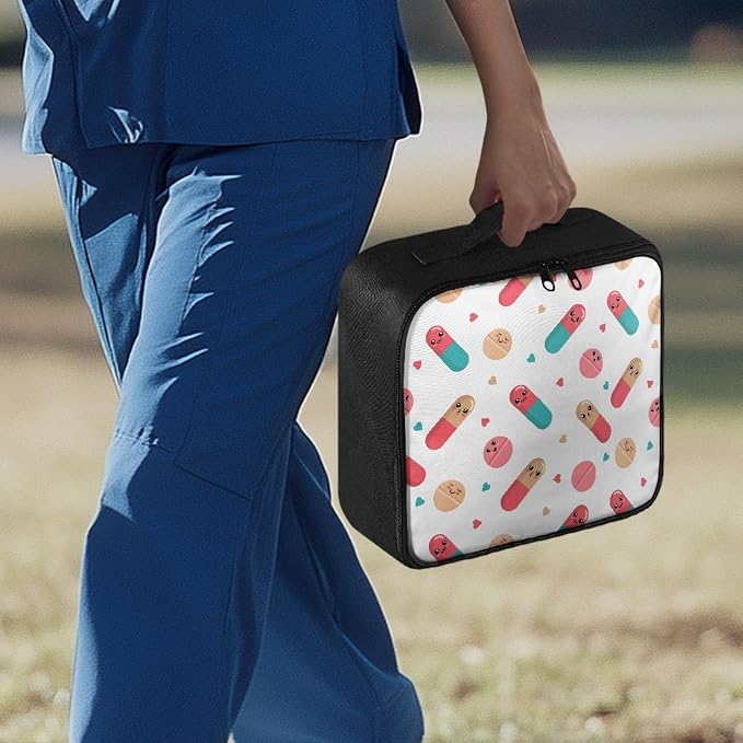 Family Medicine Storage Bag Pill Bottle Organizer - Image 2
