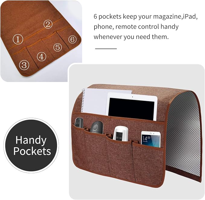 Sofa Armrest Organizer, Remote Control Holder - Image 4