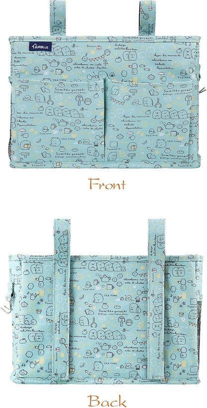 Surblue Bedside Caddy Hanging Bed Organizer Storage Bag Pocket - Image 2