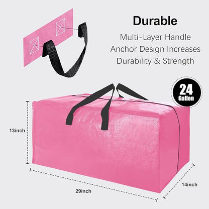 12 Pack Heavy Duty Large Moving Bags W/Backpack Straps - Image 2