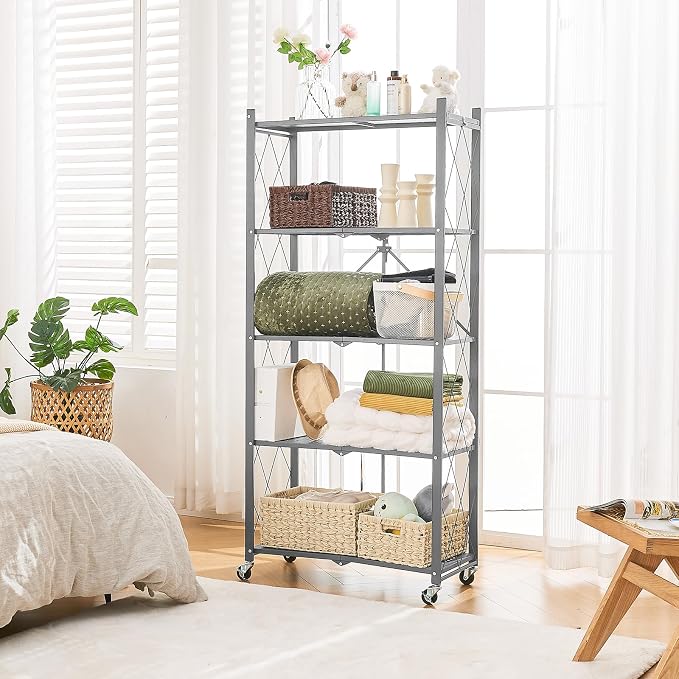 BRIAN & DANY 5-Tier Foldable Storage Shelves - Image 2