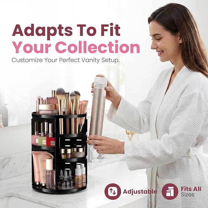 360 Rotating Makeup Organizer - Image 4