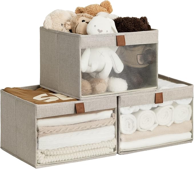 StorageWorks Closet Storage Bins, Large Storage Baskets by StorageWorks